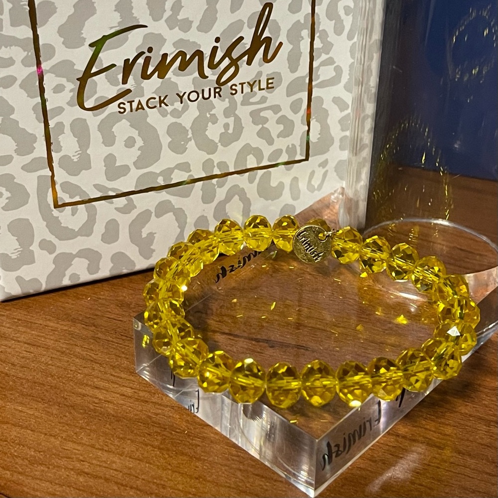 Erimish Lemon Yellow Single Bracelet